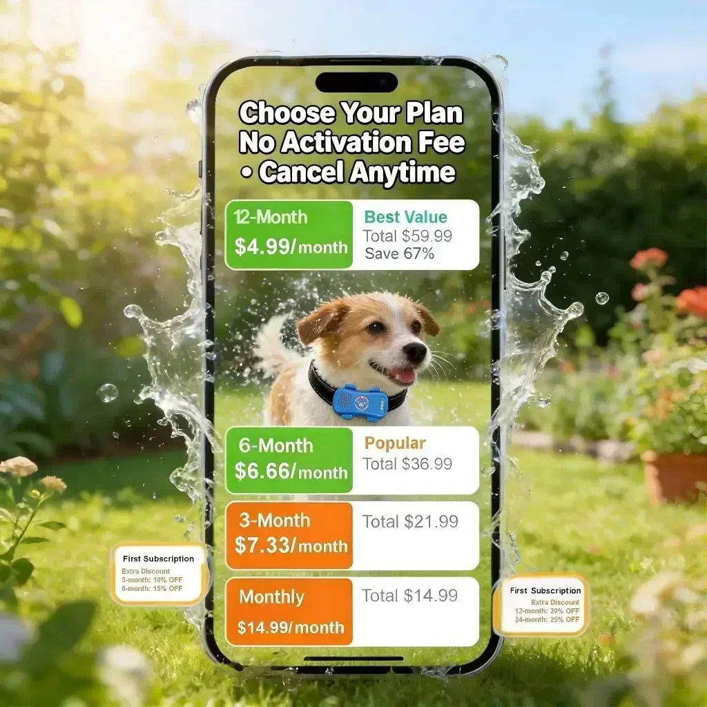 GPS Pet Tracker 4G for Dogs and Cats Real-Time Tracking