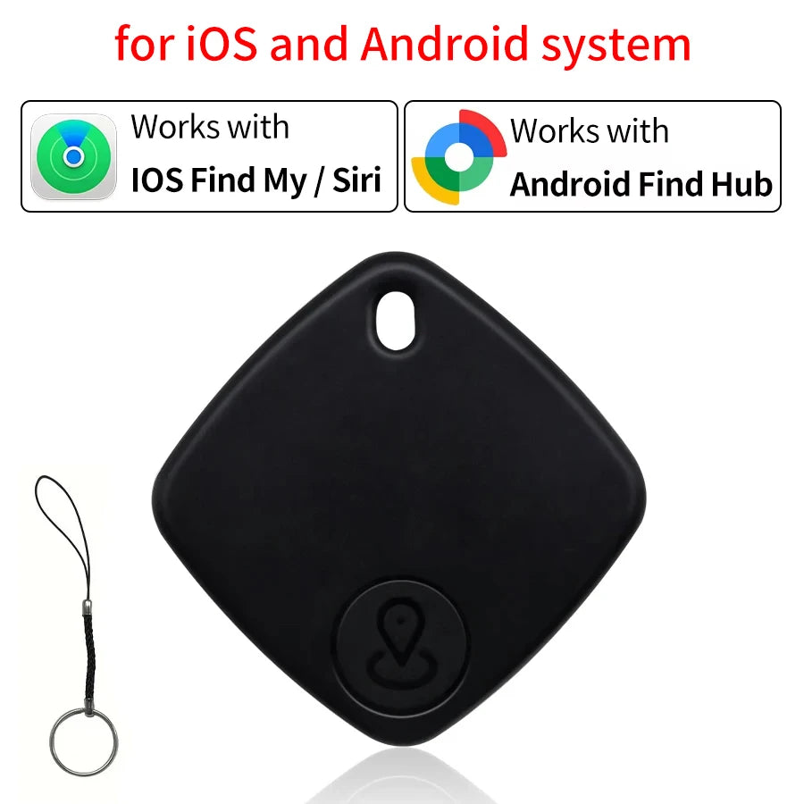 Mini Pet Tracking Device Cat Dog Finder Locator Smart Bluetooth GPS Tracker Anti-Lost Reminder Works with Android iOS Findmy App