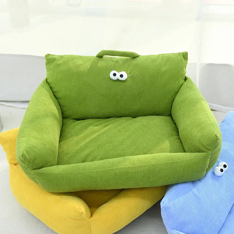 NONECN Puppy Sofa Kennel Winter Warm Pet Nest Bed Mat