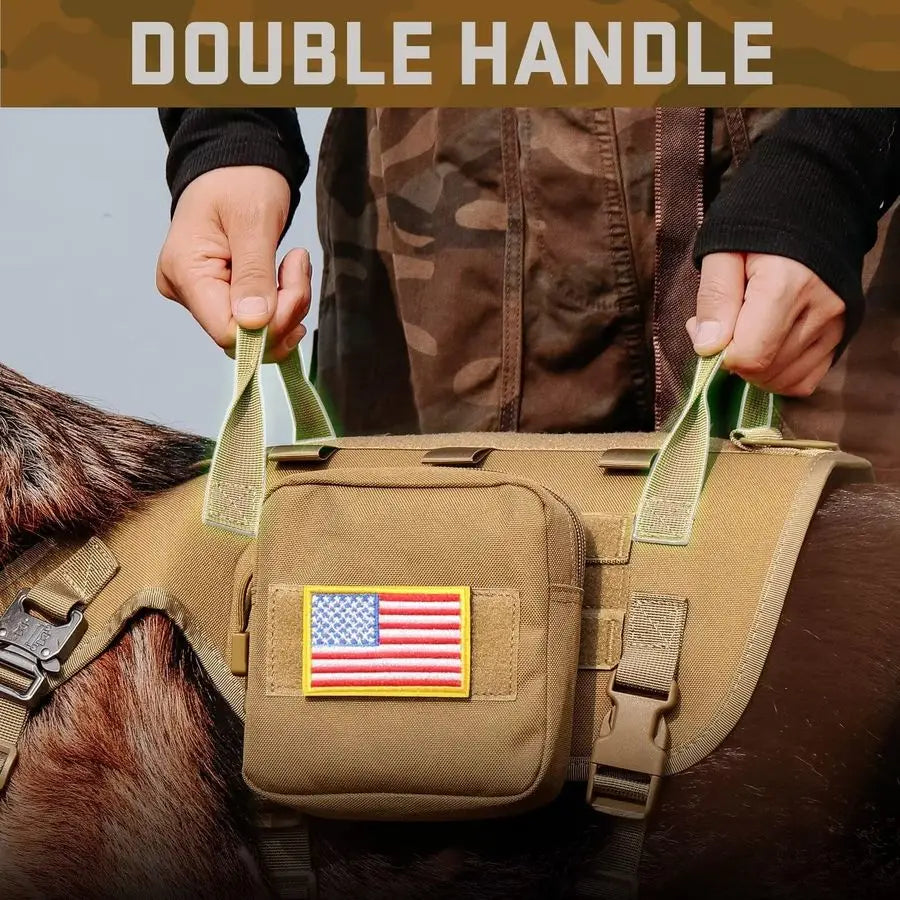 Tactical No Pull Dog Harness for Large Dogs Training Collar