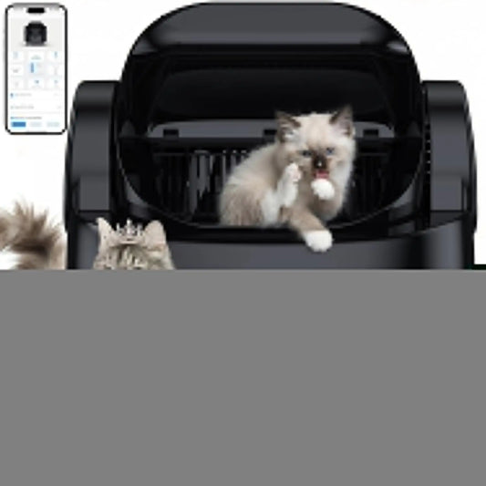 Automatic Self Cleaning Cat Litter Box With Smart App