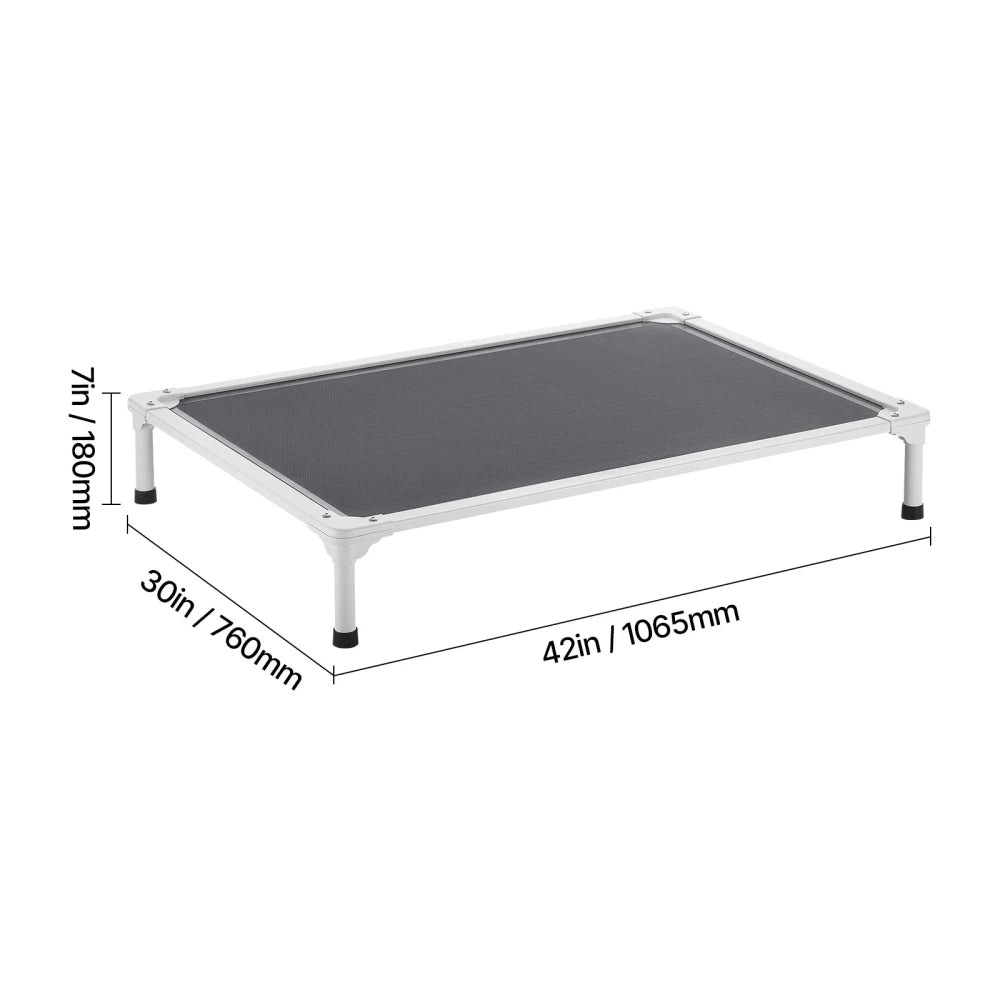 Ye Elevated Dog Bed for Large Dogs: Portable Raised Dog Cot with Teslin Mesh