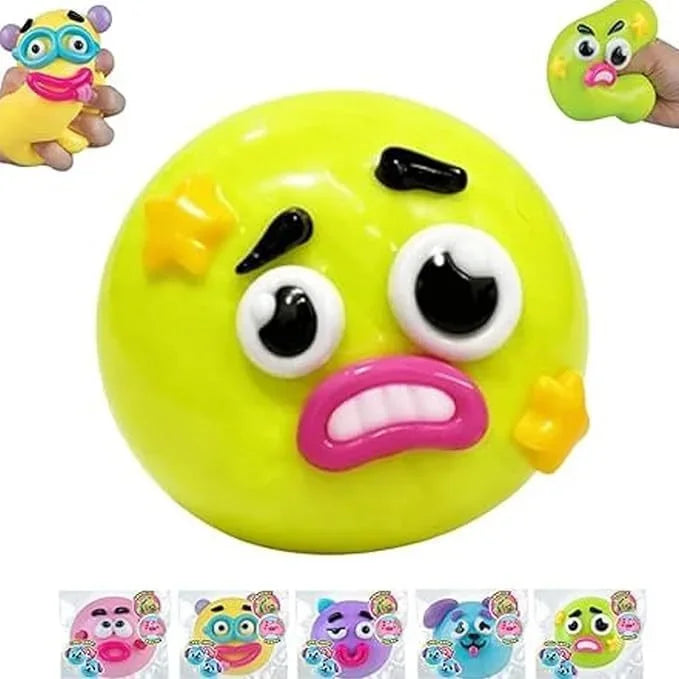 Curiosities Dog Face Swap Squishy Toy, Popular Smushers Squishy, Soft Moldable Cute Slow Rise Squeeze Toy,Relaxing Sensory Anxie