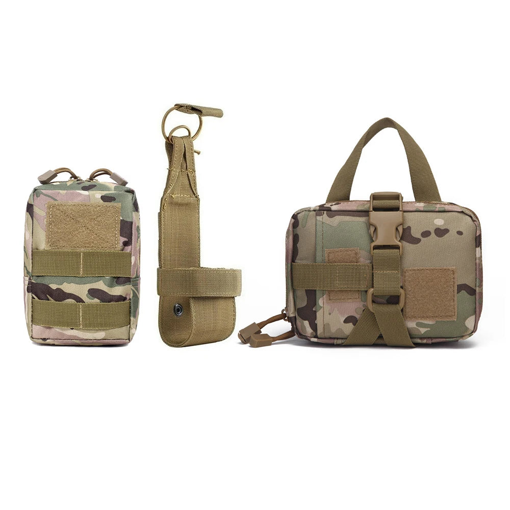 PETRAVELCN Dog Tactical Molle Pouches Set for Harness