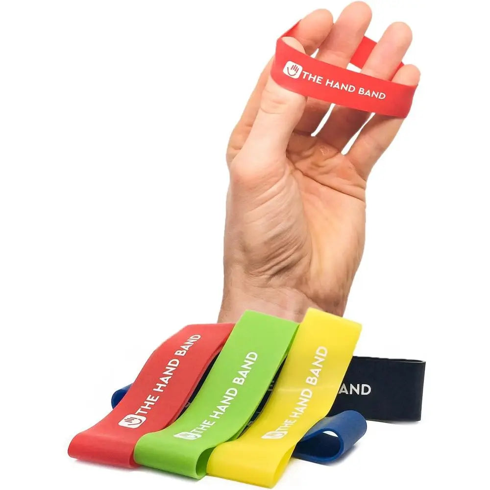 Finger Resistance Bands for Hand and Forearm Strength Training and Rehabilitation