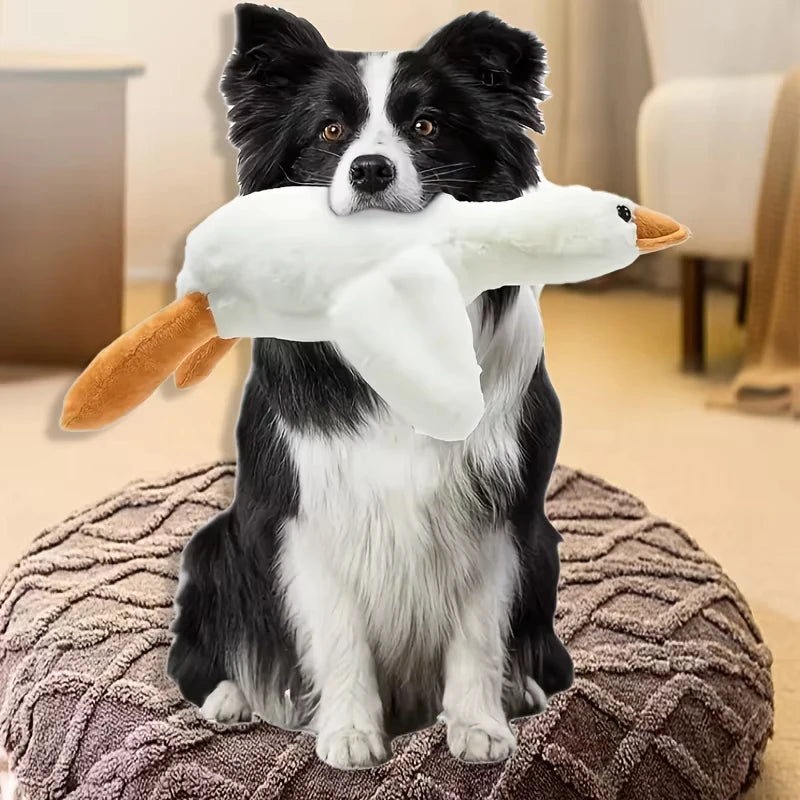 Plush Duck Dog Toy for Chewing and Play