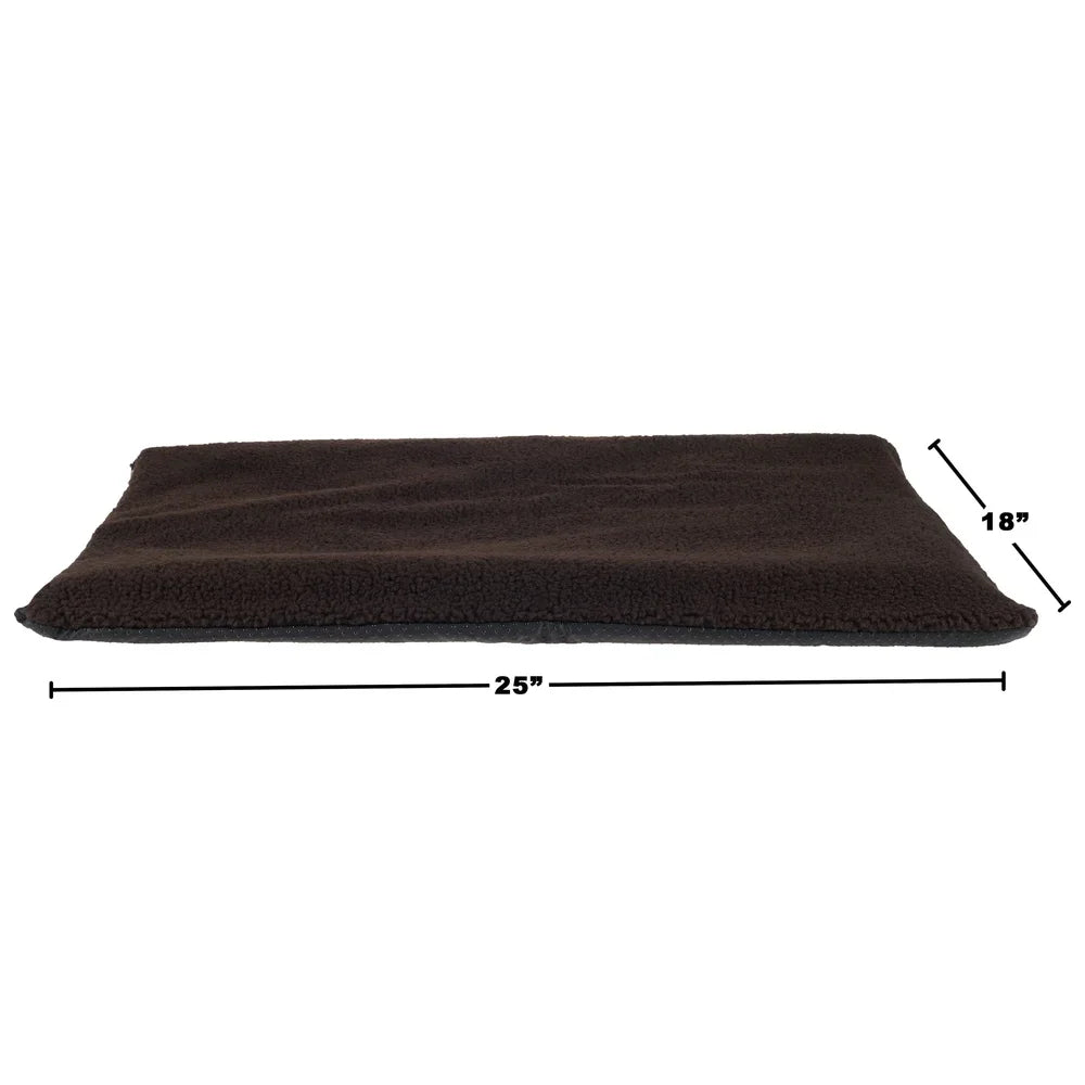 NONECN Self Heating Pet Pad Thermal Mat With Sherpa Cover