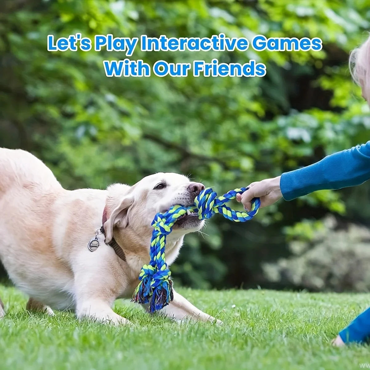 Knot Dog Toys Indestructible Durable Tug of War Chew Toys