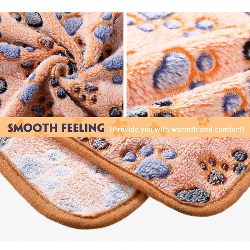 Soft Fluffy Travel Pet Blanket Mat For Dogs And Cats