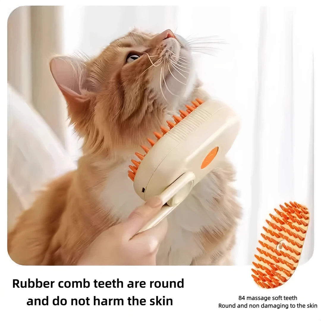 3 In 1 Electric Cat Hair Brush For Professional Grooming