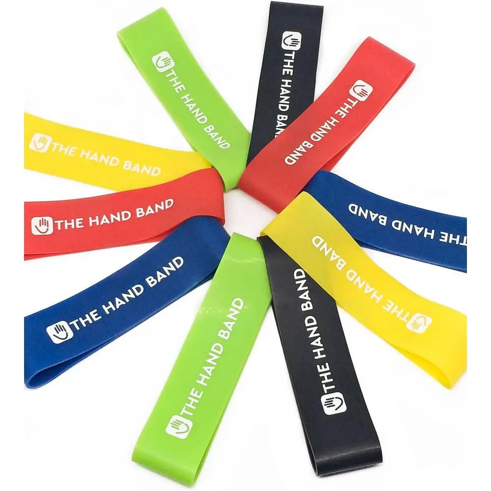 Finger Resistance Bands for Hand and Forearm Strength Training and Rehabilitation