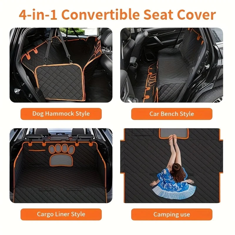 NONECN Dog Seat Cover Hammock Heavy Duty Waterproof Anti Slip