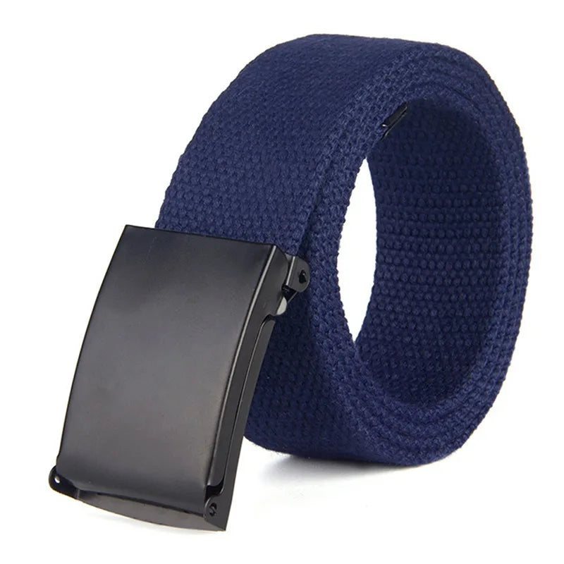 Military Men Belt 2024 Army Belts Adjustable Belt Men Outdoor Travel Tactical Waist Belt with Plastic Buckle for Pants 120cm