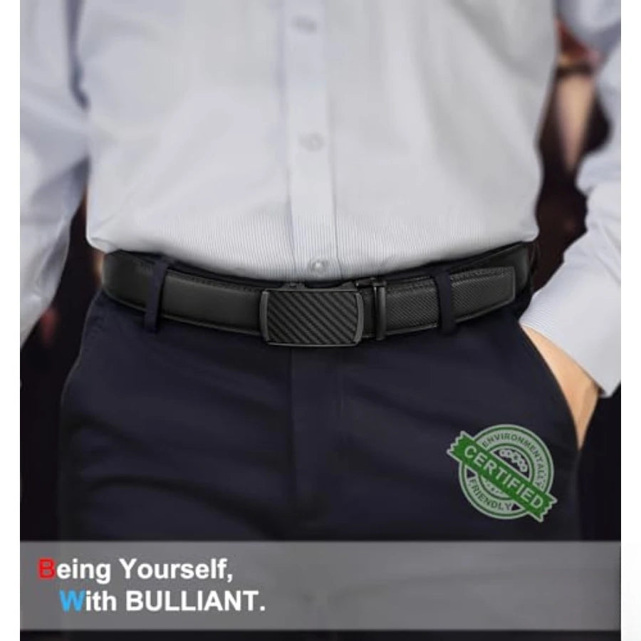 Men's Belt,Slide Ratchet Belt Adjsutable For Men Suit Casual Jeans Gift Boxed,Trim To Fit,40"-44"Waist Adjustable