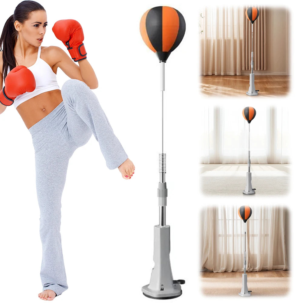 Punching Bag with Stand Boxing Bag Height Adjustable Boxing Equipment for Training Boxing Stress Relief & Fitness