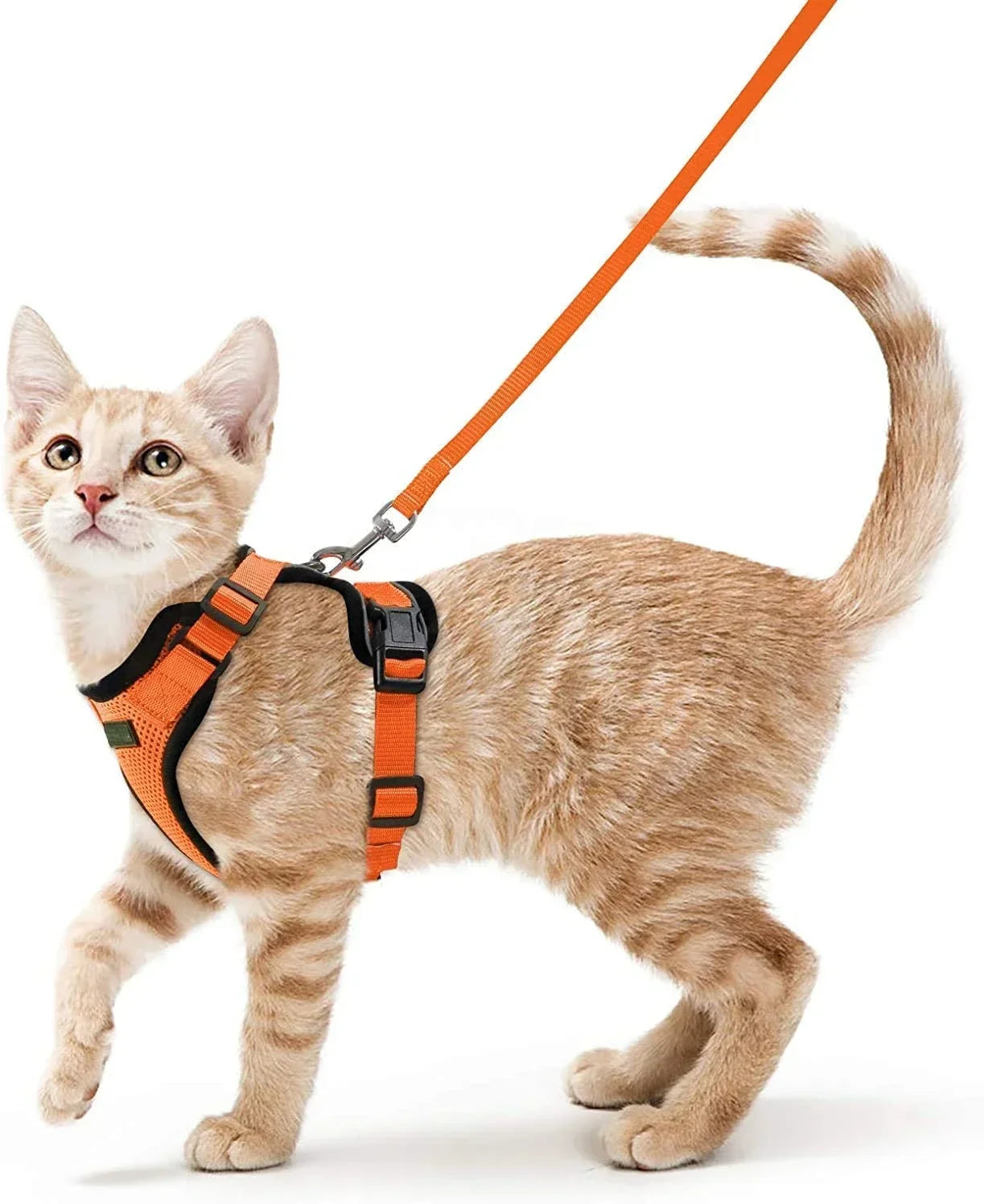 ATUBAN Cat Harness And Leash For Walking Reflective Escape Proof