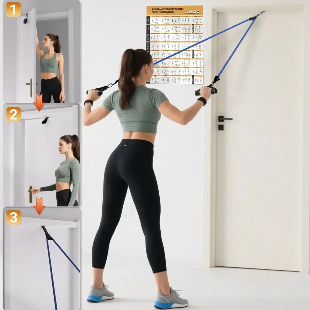 Resistance Bands for Fitness Training - Versatile Workout Gear for All Ages and Settings