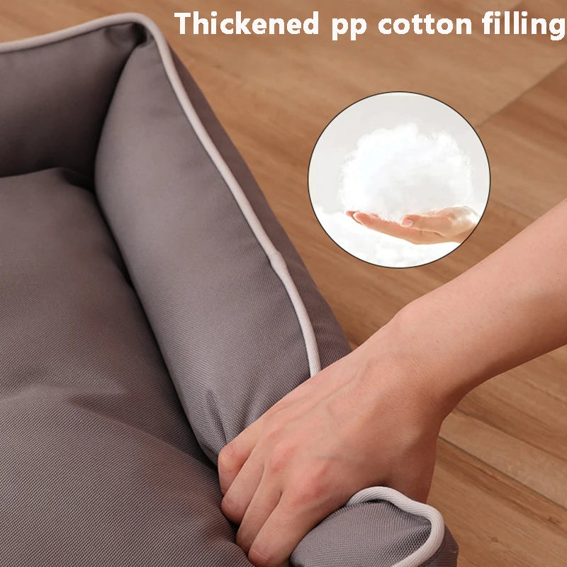 All Season Square Dog Bed Cushion Waterproof Durable