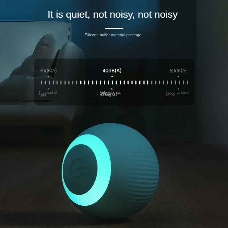 Rechargeable Automatic Moving Cat Toy Ball