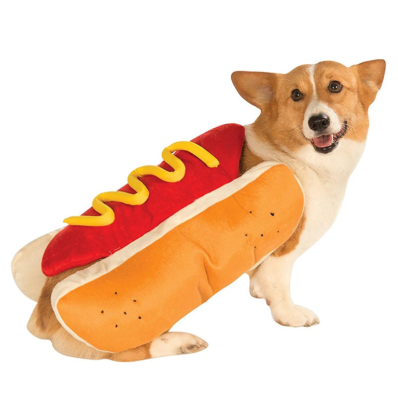 Funny Hot Dog Dachshund Costume For Pets Dressing Up