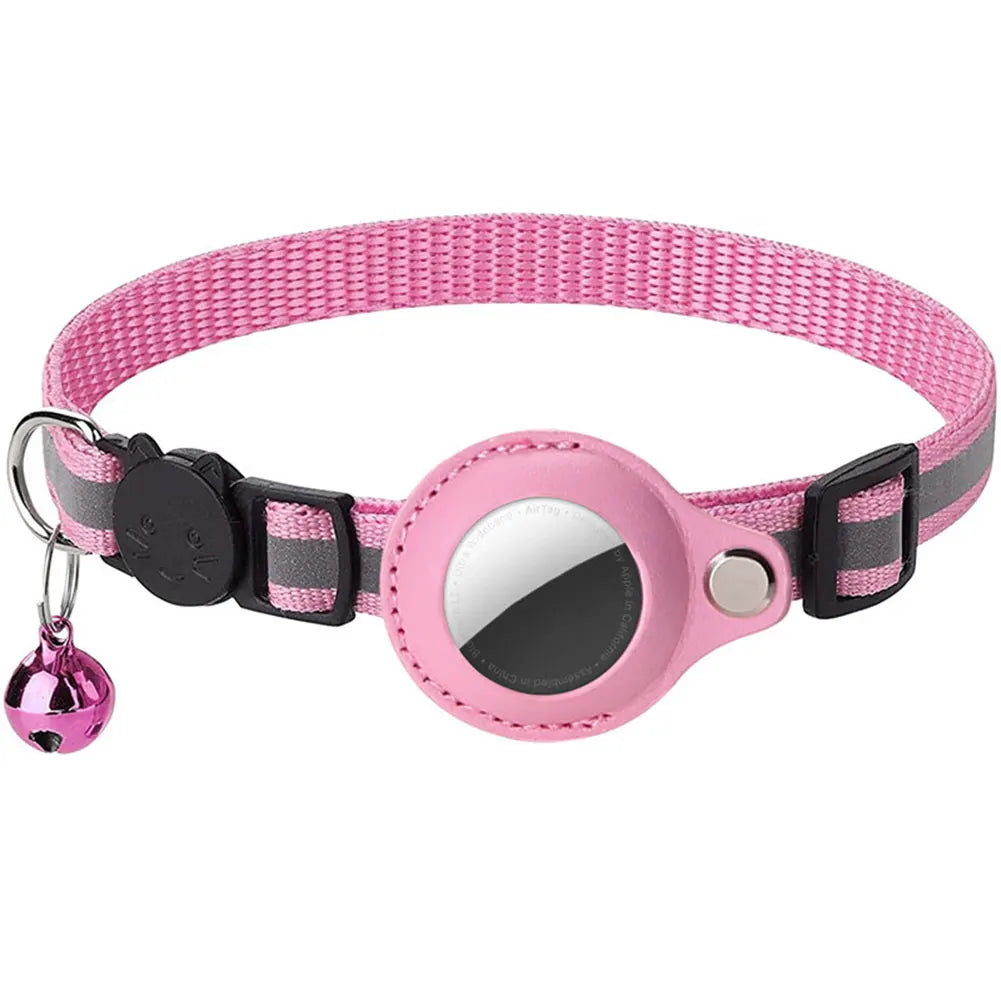 ALLOYSEED AirTag Cat Collar Reflective Safety Buckle Kitten Collar