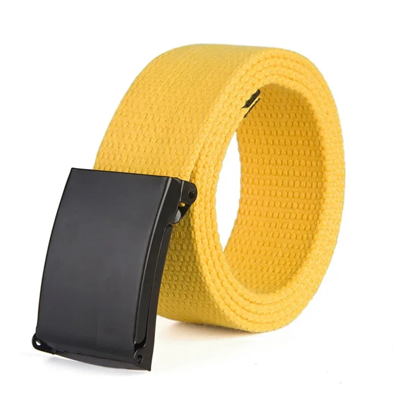 Military Men Belt 2024 Army Belts Adjustable Belt Men Outdoor Travel Tactical Waist Belt with Plastic Buckle for Pants 120cm
