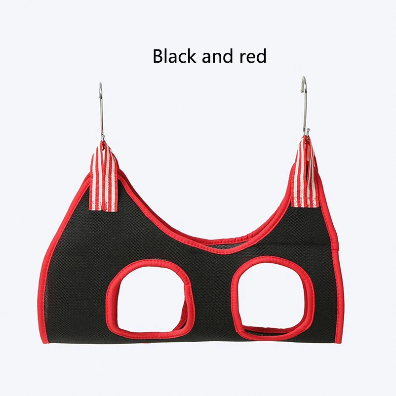 Pet Grooming Hammock For Cats And Dogs With Nail Trimmer