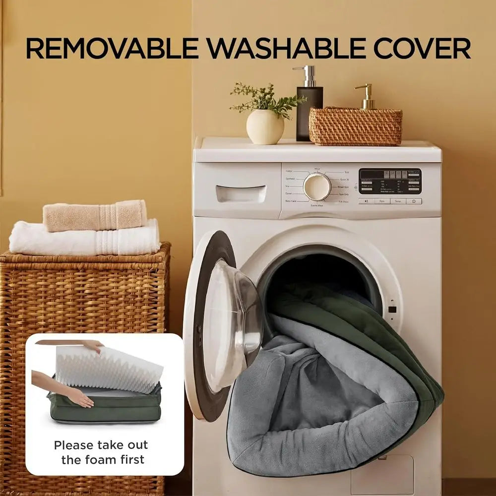 Orthopedic Dog Bed With Waterproof Removable Cover And Easy Clean