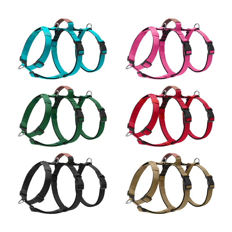 NONECN Escape Proof Nylon Dog Harness With Handle No Pull