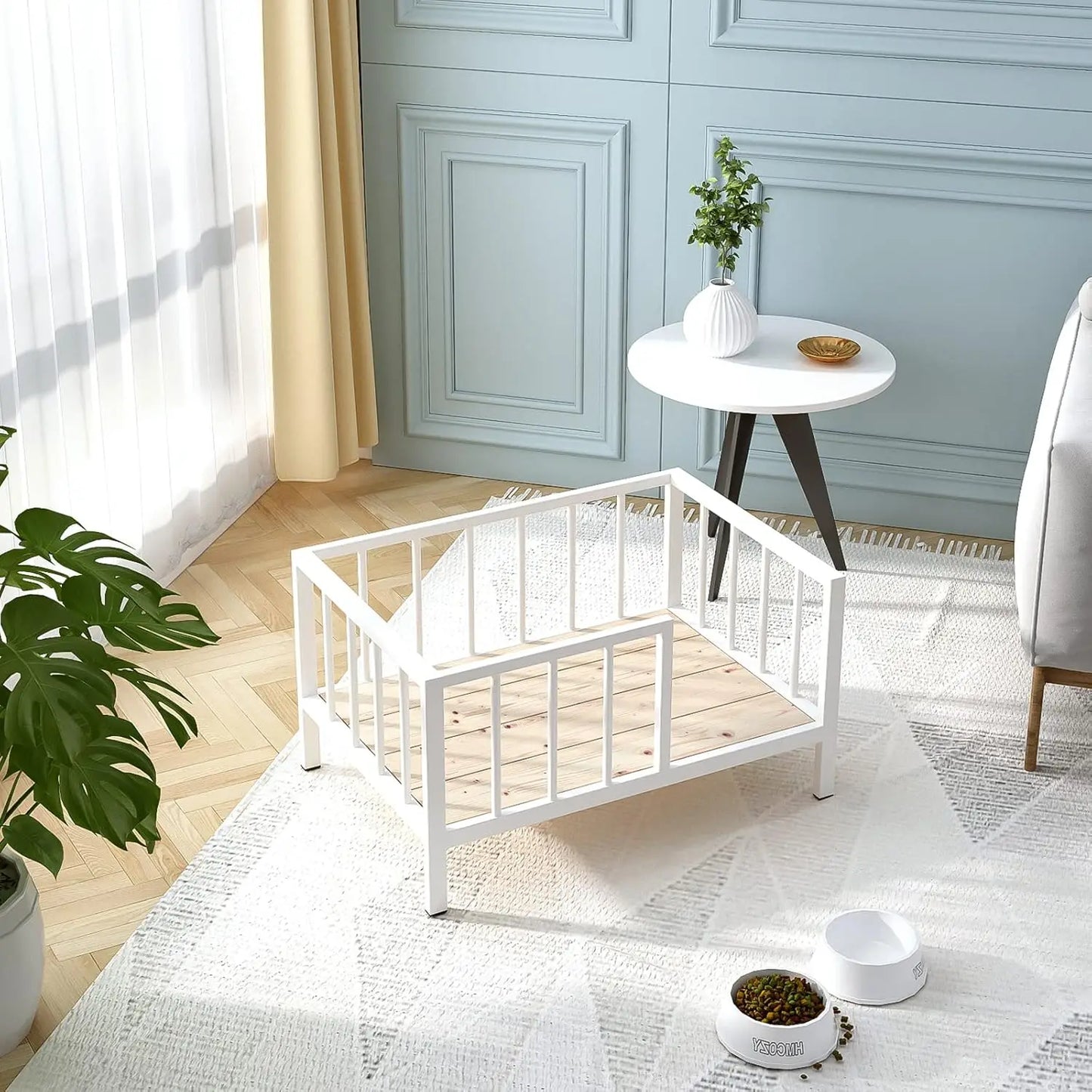 Elevated Dog Bed With Rails Metal Frame
