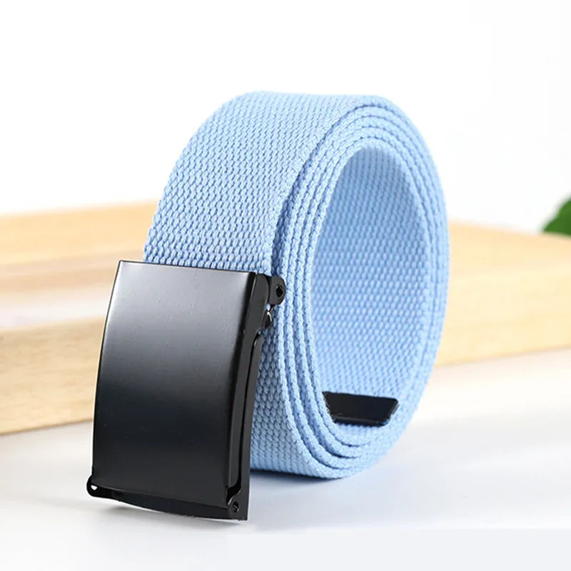 Military Men Belt 2024 Army Belts Adjustable Belt Men Outdoor Travel Tactical Waist Belt with Plastic Buckle for Pants 120cm
