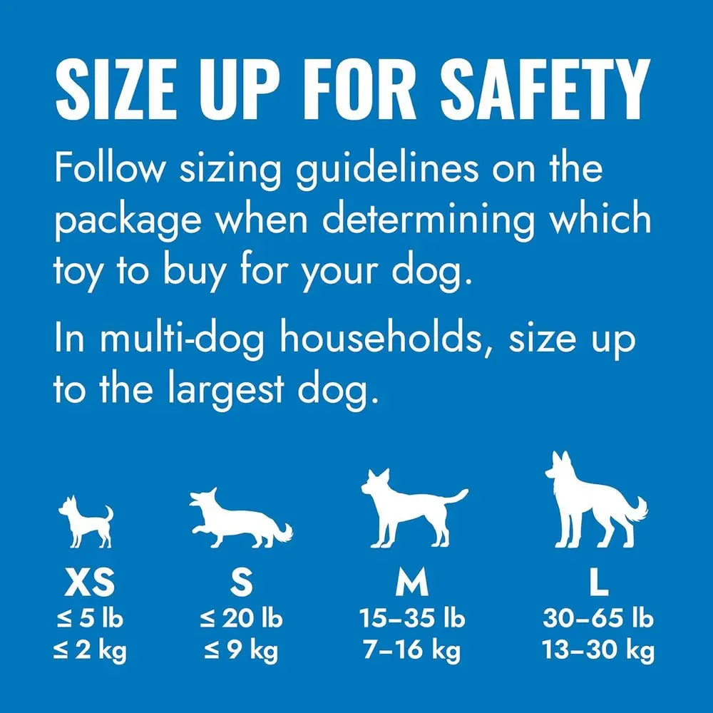 Puppy Natural Teething Rubber Chew Toy for Dogs - Stable Dog Toy for Extended Playtime - Chew & Fetch Toy for Puppies - Small Pu