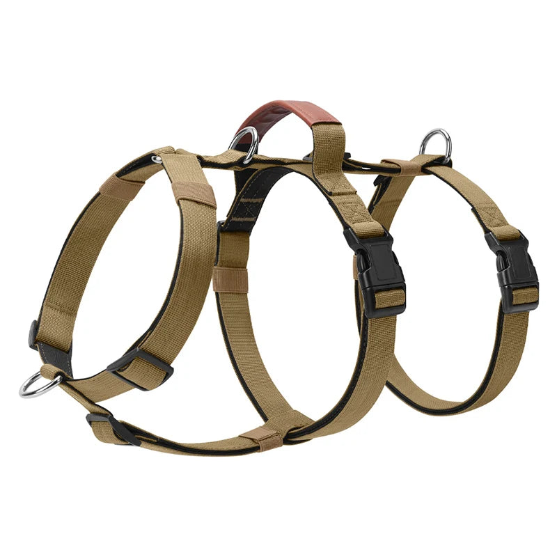 NONECN Escape Proof Nylon Dog Harness With Handle No Pull