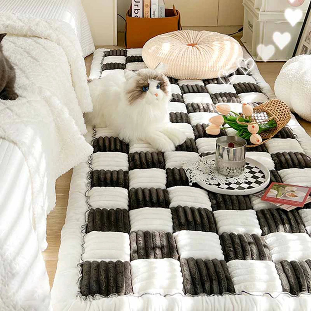 PETRAVELCN Dog Bed Mat for Car Seat Cover Fleece Washable