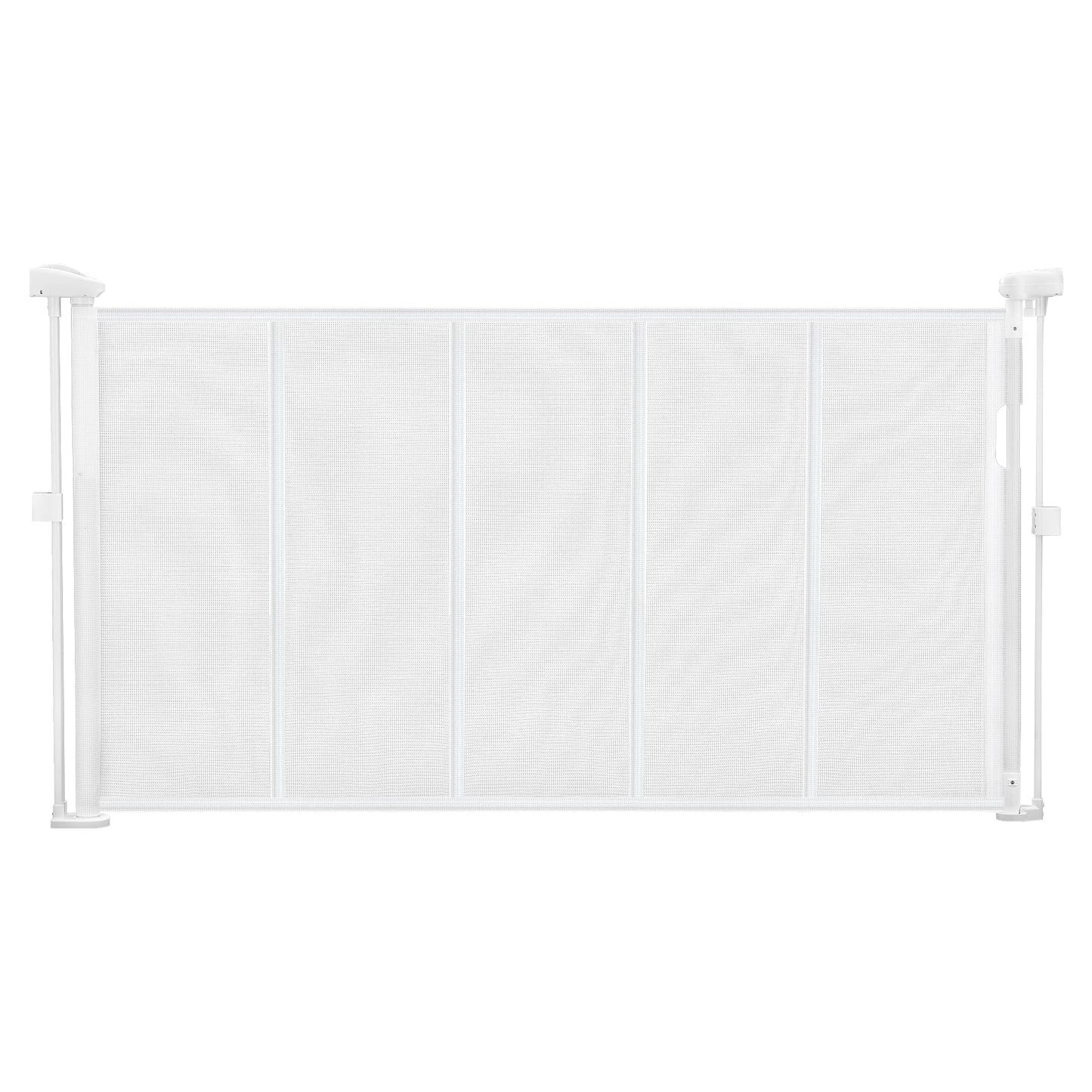SucceBuy Retractable Baby Gate Extends up to 55/71/110 inch Wide Retractable Gate for Kids or Pets for Indoor Stairs Doorways