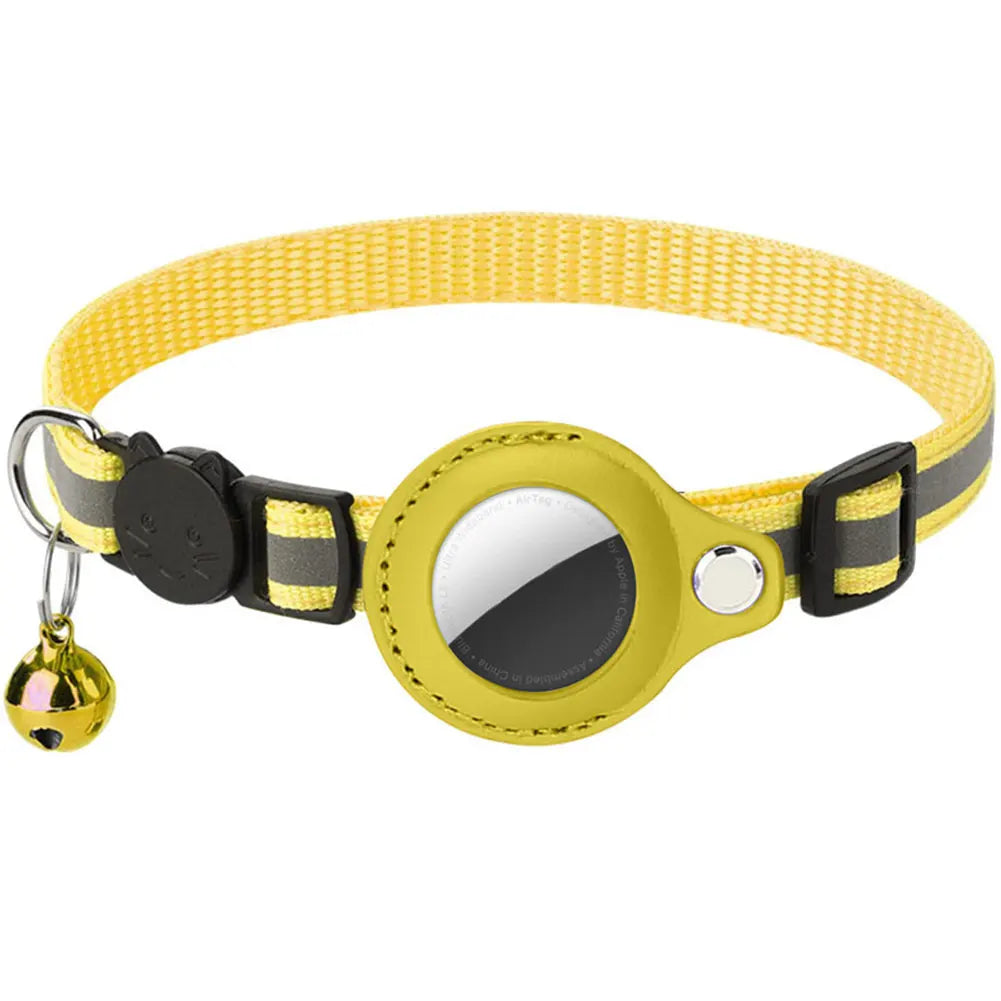 ALLOYSEED AirTag Cat Collar Reflective Safety Buckle Kitten Collar