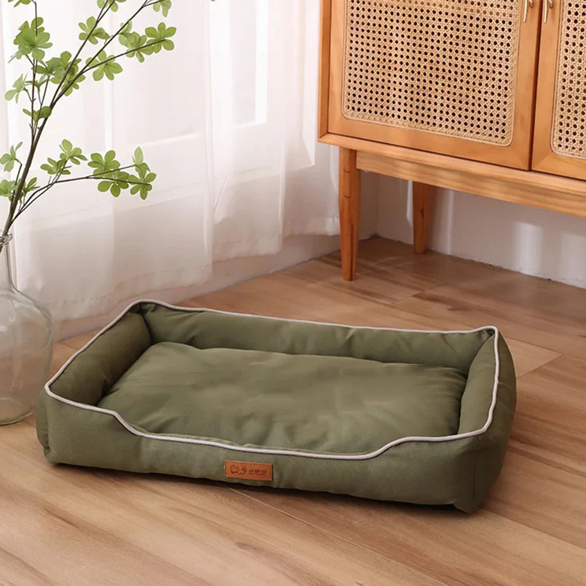 Four Season Square Dog Bed For Pets Waterproof Thickened Cushion