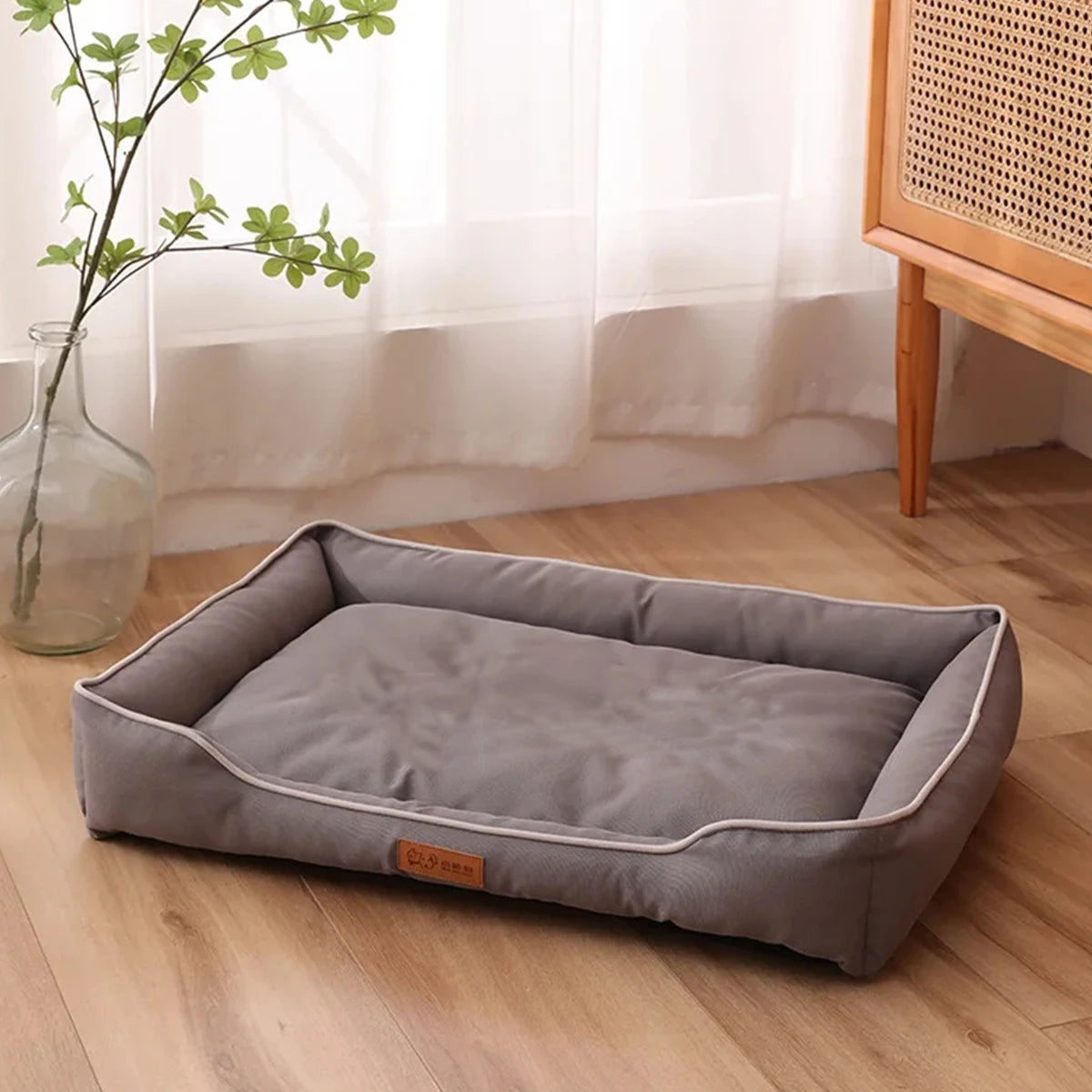 Four Season Square Dog Bed For Pets Waterproof Thickened Cushion