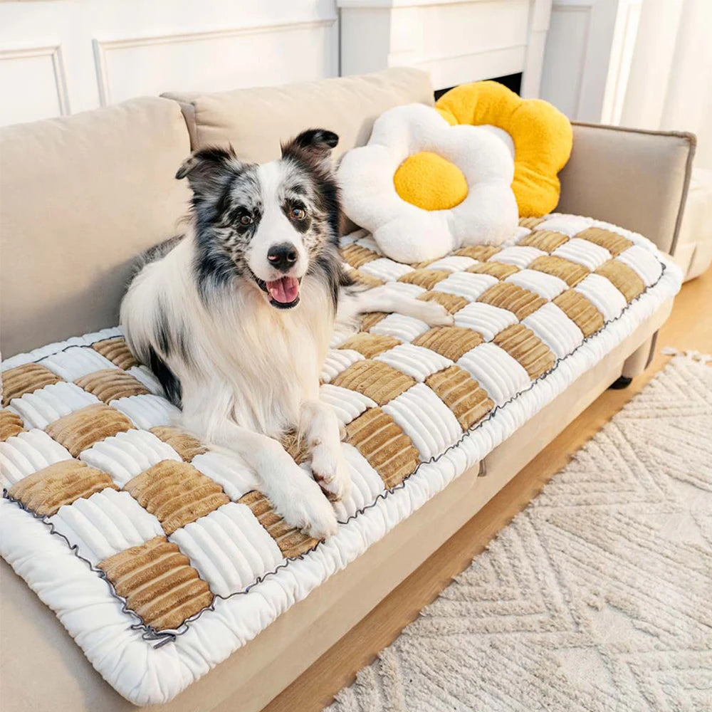 PETRAVELCN Dog Bed Mat for Car Seat Cover Fleece Washable