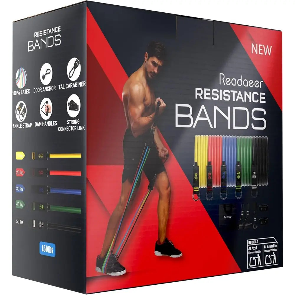 Resistance Bands for Fitness Training - Versatile Workout Gear for All Ages and Settings