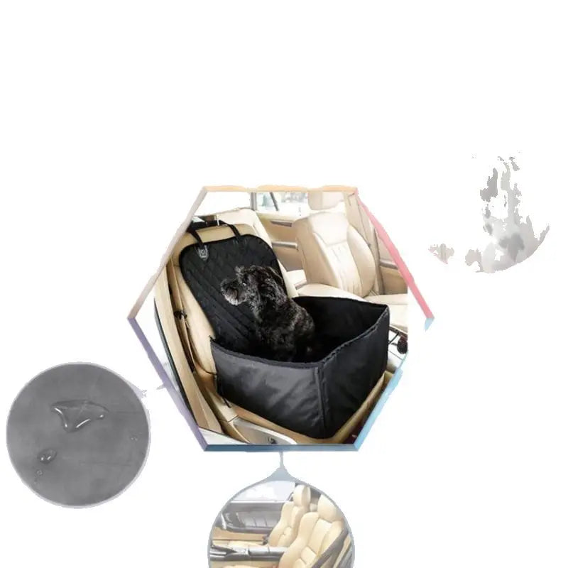 Pet Dog cat Seat Cushion Anti-dirty Waterproof Dog Car Cushion Foldable Car Seat Protection Cover Removable Dog Seat Cushion