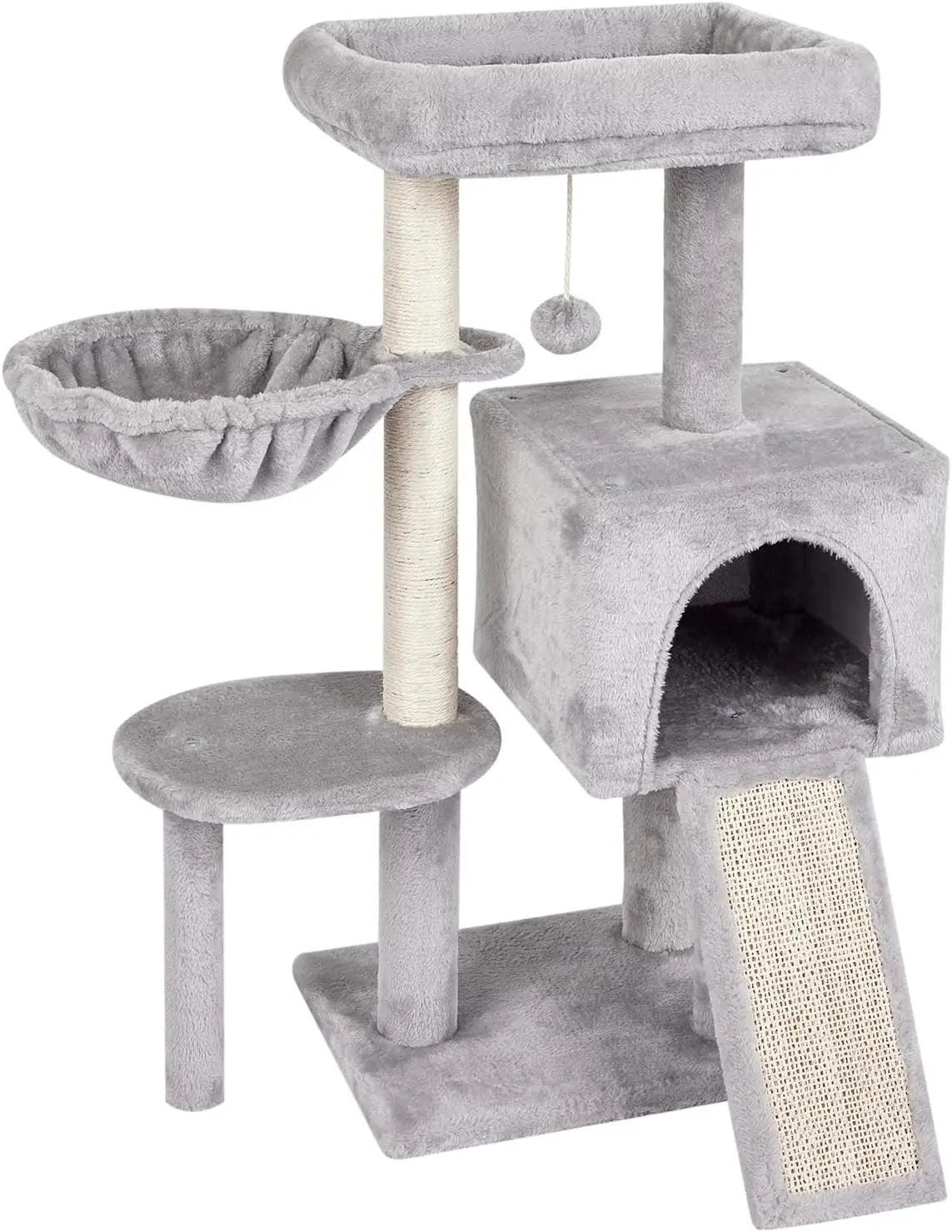 Cute Cat Tree Kitten Tower With Jump Platform Condo