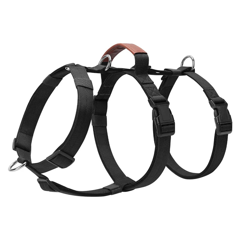 NONECN Escape Proof Nylon Dog Harness With Handle No Pull