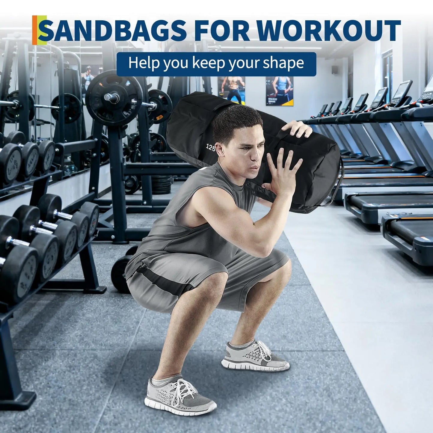 Sandbags for Workout,Adjustable Sand Bags for Fitness,Yoga, Strength Training and Full-Body Workouts