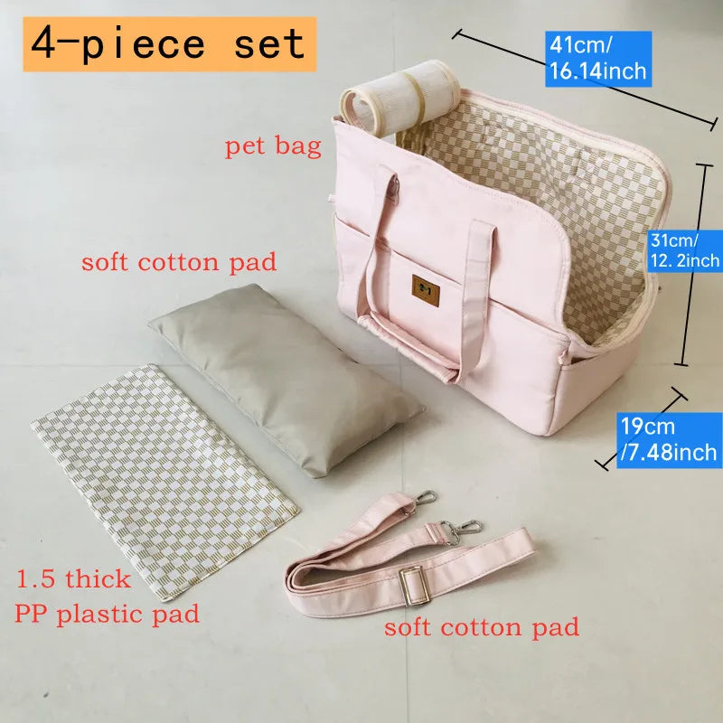 Portable Cat Shoulder Bag Dog Carrier Nonslip Safe Travel