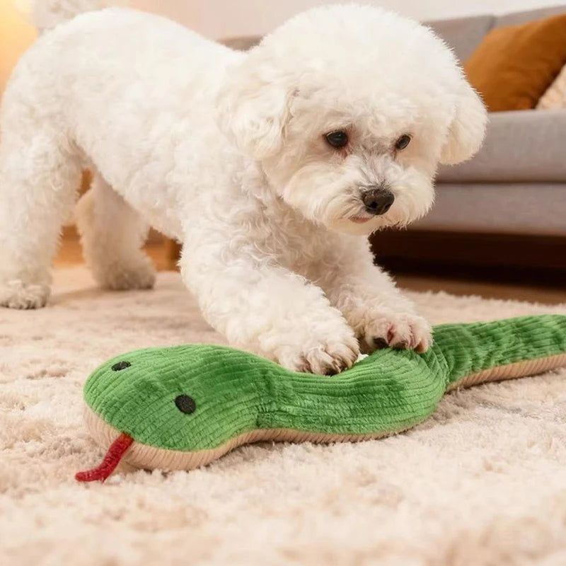 Interactive Plush Snake Toy For Dogs And Indoor Cats