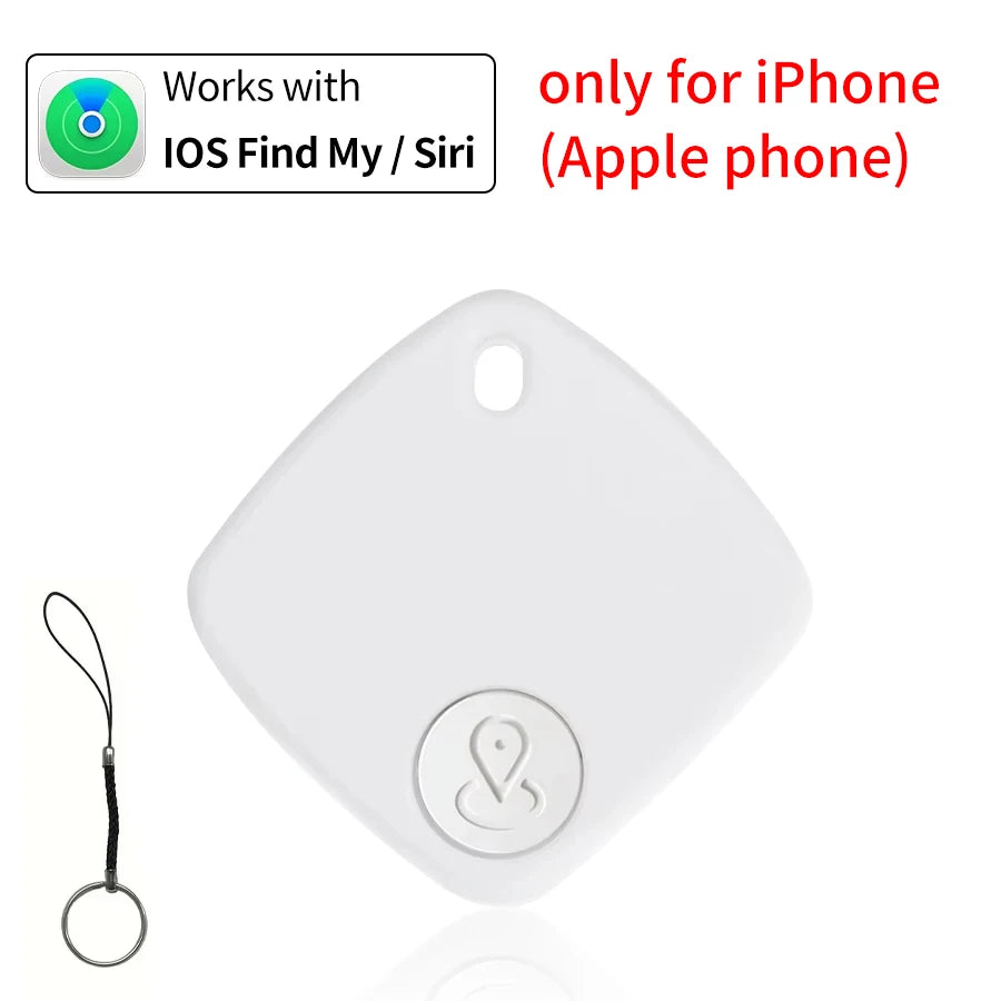 Mini Pet Tracking Device Cat Dog Finder Locator Smart Bluetooth GPS Tracker Anti-Lost Reminder Works with Android iOS Findmy App