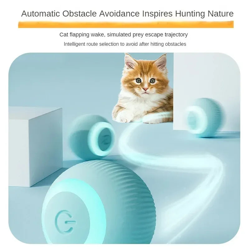 Rechargeable Automatic Moving Cat Toy Ball