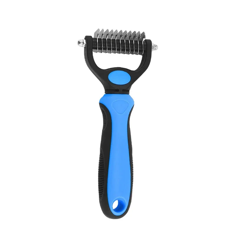 Pet Deshedding Brush For Dogs And Cats Self Cleaning Tool