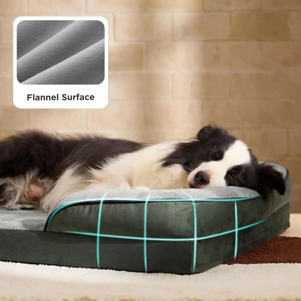 Orthopedic Dog Bed With Waterproof Removable Cover And Easy Clean